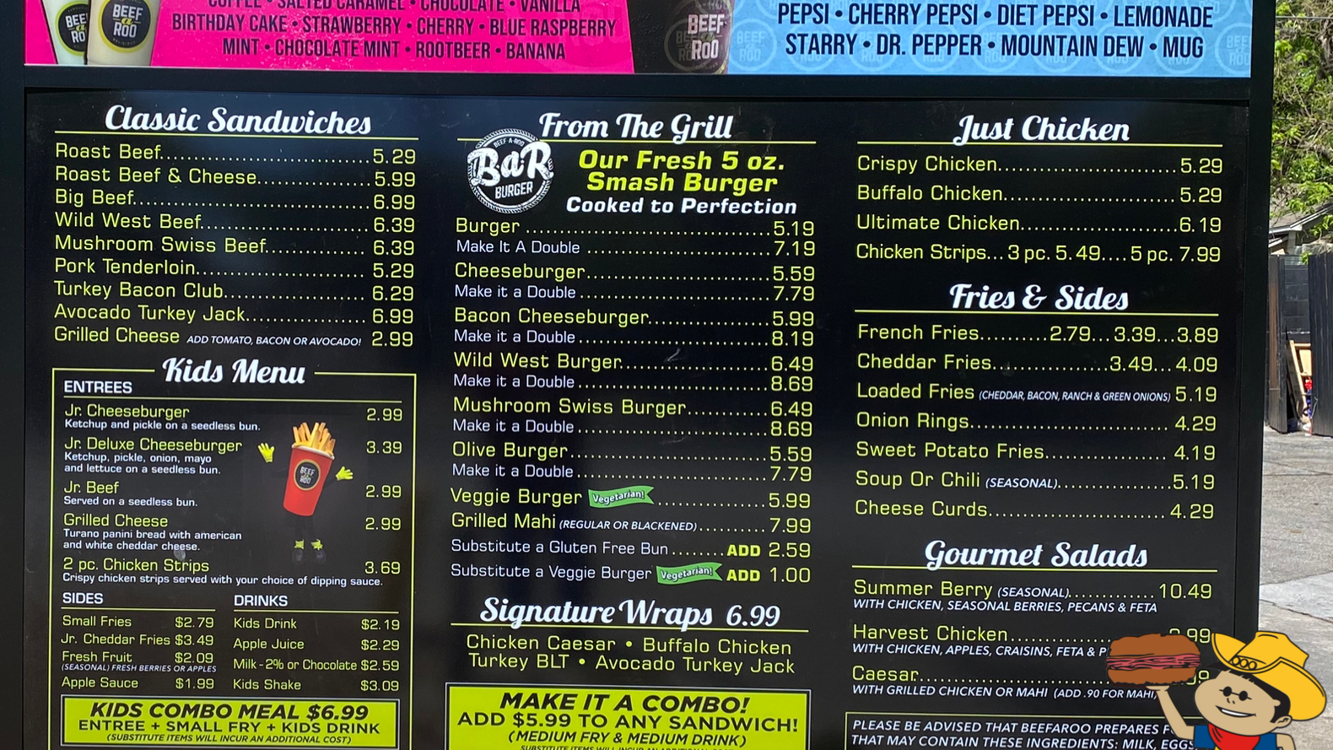 The 55-year history of the Beef-A-Roo, see the menu! | Joplin News ...