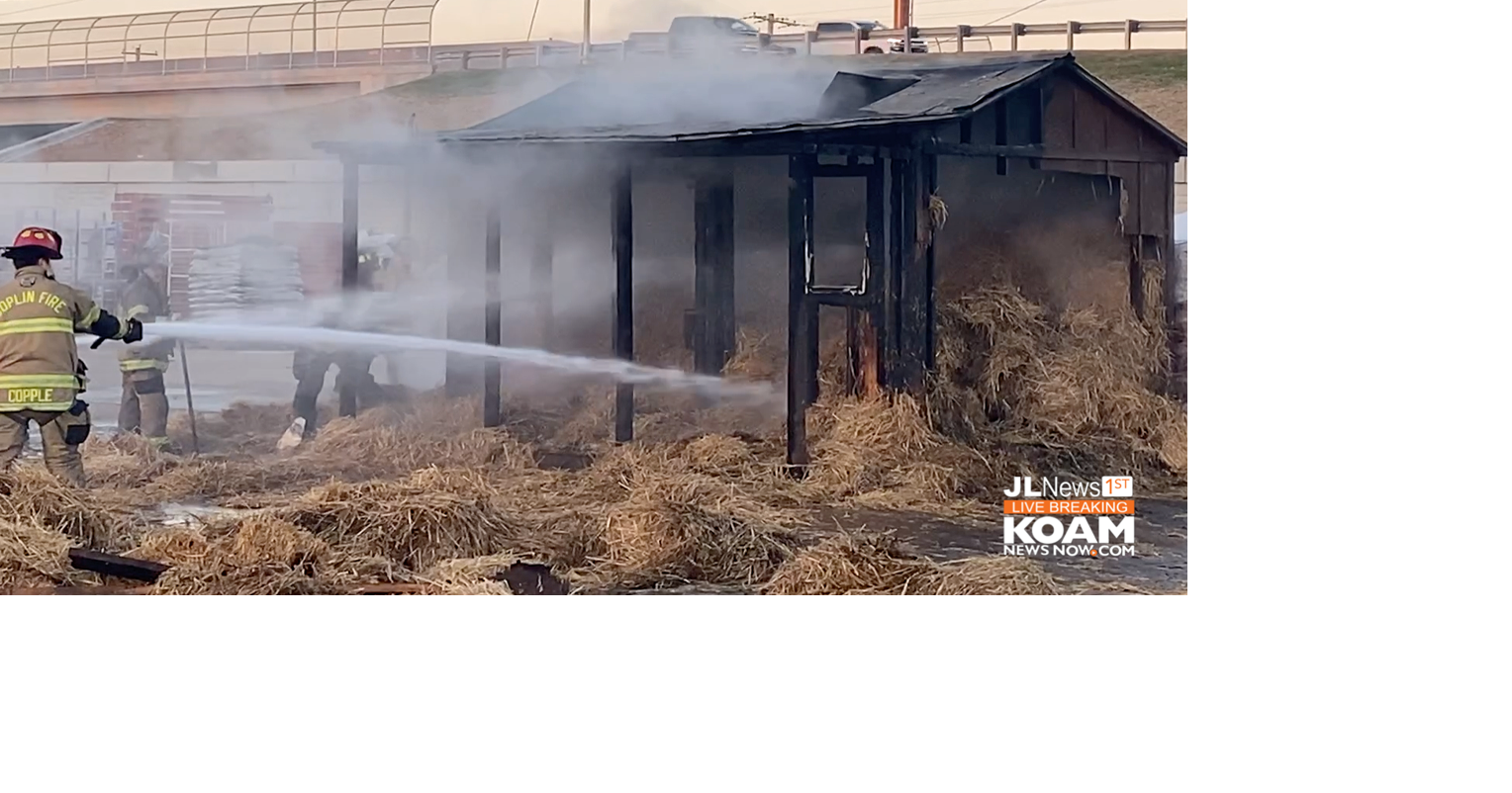 Fire at Sutherlands, shed full of straw burns News
