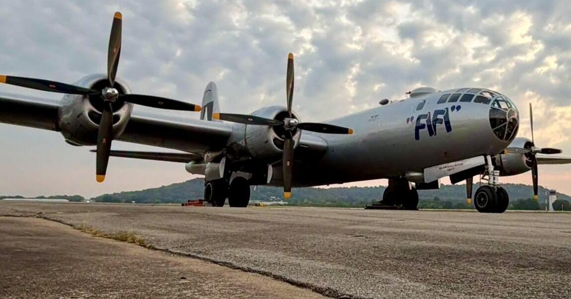 Historic military planes at Drake Field in Fayetteville at Arkansas Air Military Museum