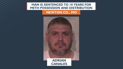 Joplin Man sentenced to 10 years for Methamphetamine possession Crime