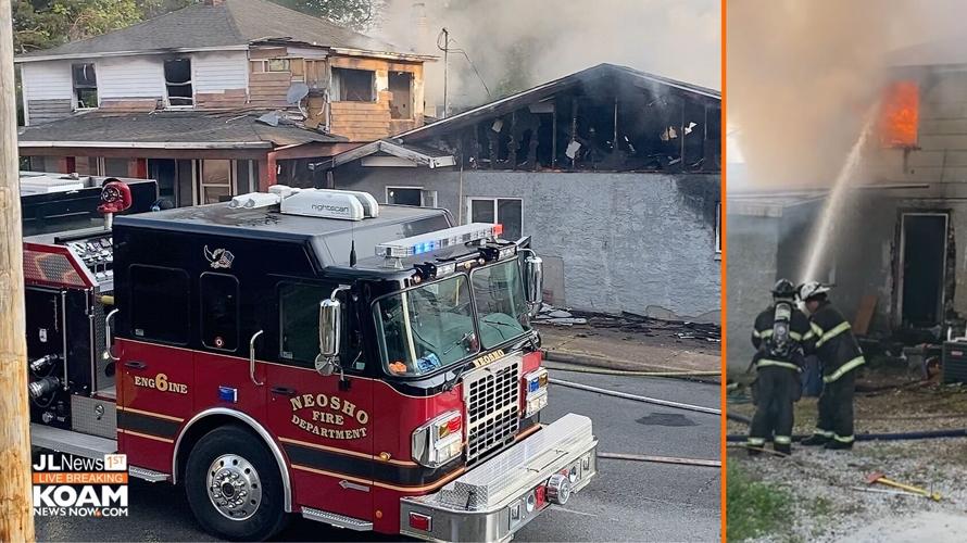 Multiunit structures burn NE of the Neosho Square Joplin News First