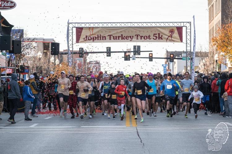 1,300 + do the Turkey Trot in Downtown Joplin Events