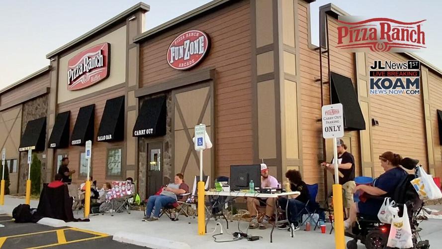 Pizza Ranch opening in Joplin, some slept on the sidewalk for free