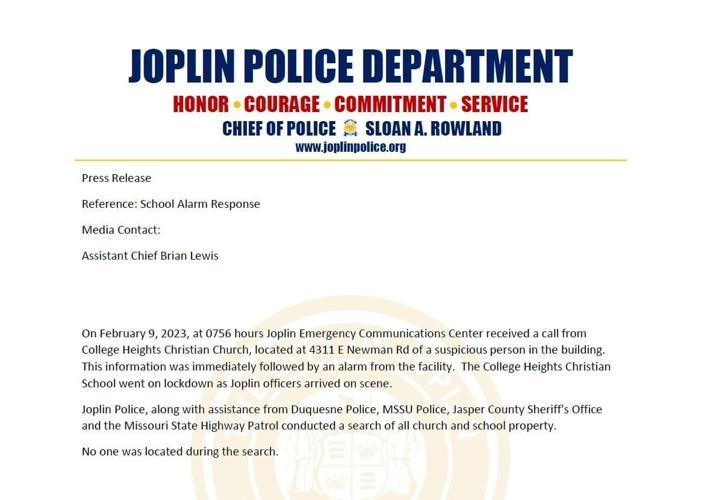 Police pursuit ends at Zora and 249; College Heights Christian School ...
