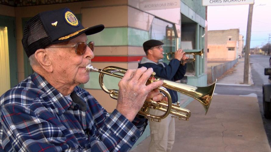 WWII veteran, known for playing “Taps” in b City, passes away