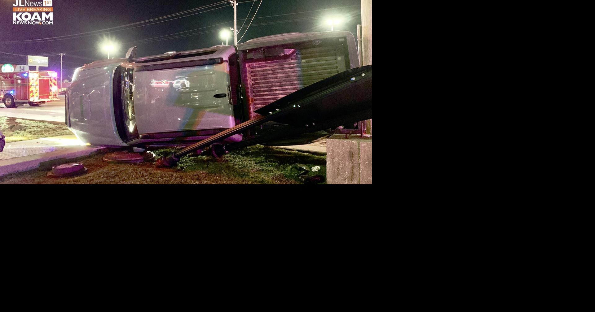 Crash on Rangeline leaves pickup on side in South Joplin | Joplin News ...