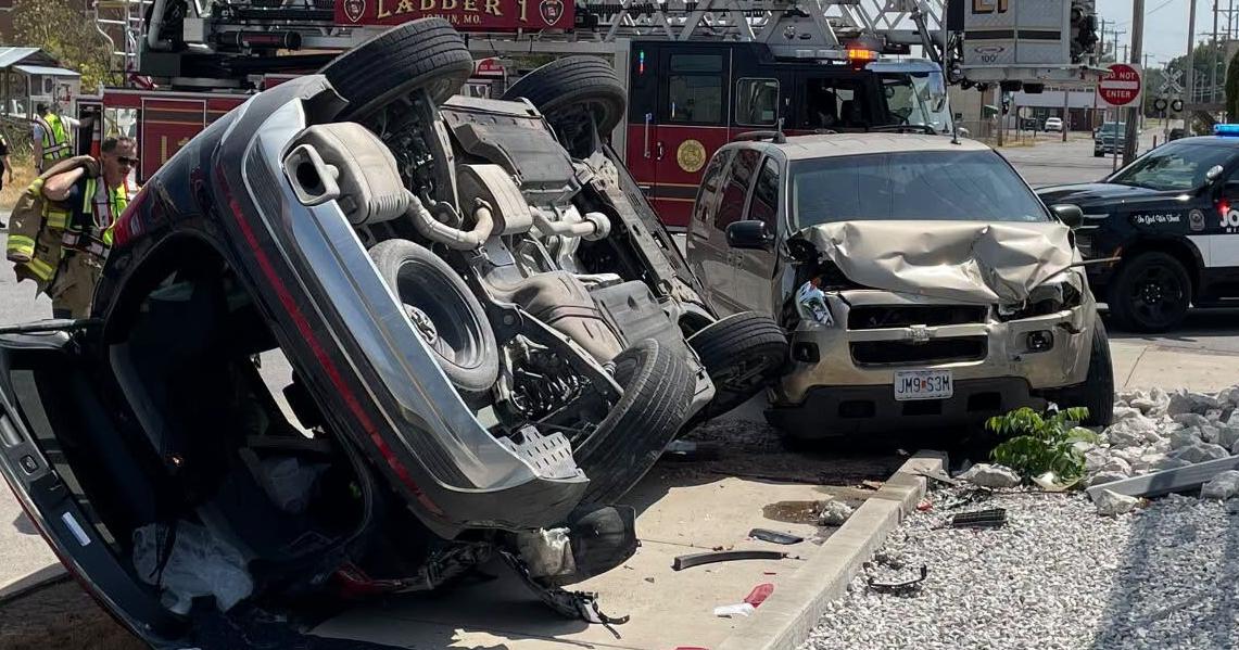 Rollover crash in Joplin, intersection used to have a traffic signal