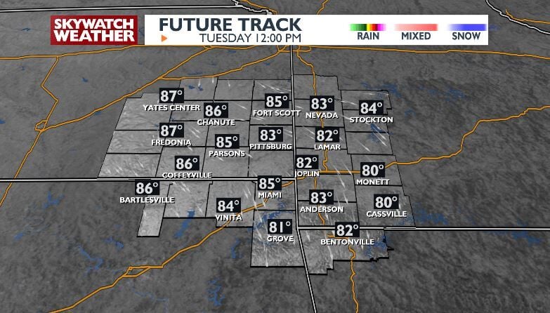 🌤Partly to mostly cloudy skies and below average temperatures 🌡-Chris ...