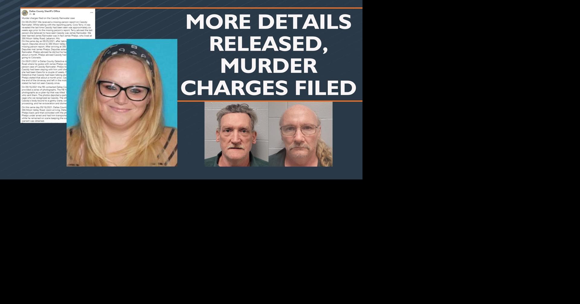 More details released in Rainwater case, murder charges filed | Crime ...