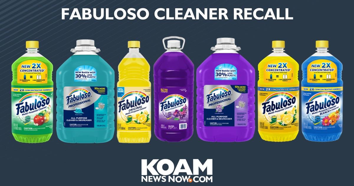 4.9M Fabuloso cleaners recalled over bacteria risk ...