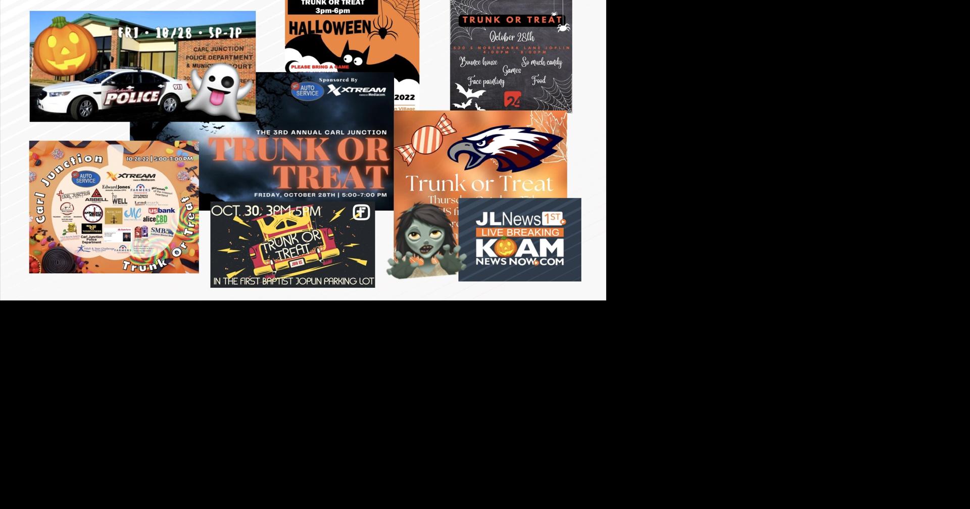 Joplin area TrunkorTreat List and Kids Events Events