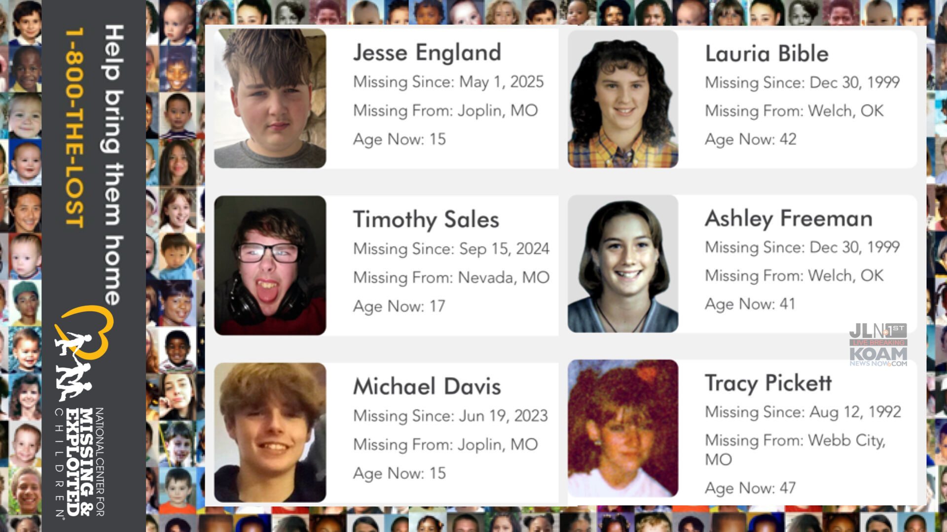 Remain Missing National #MissingKidsDay, 6 remain missing from Joplin region | Joplin ...