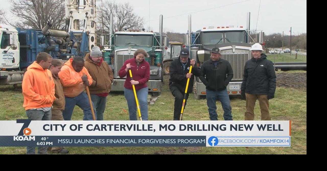 Carterville breaks ground for a new well Local News