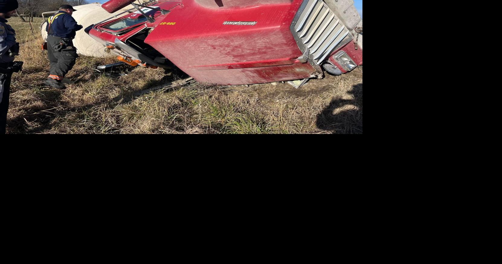Cement mixer truck rollover crash in Cherokee County alert Columbus ...