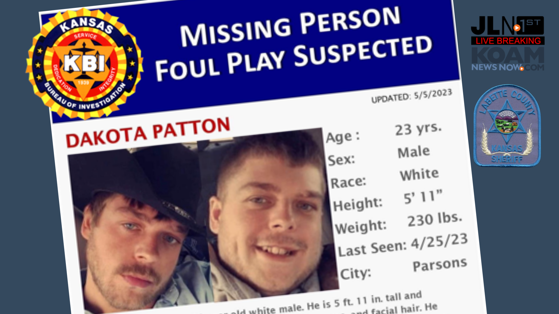 KBI: Foul Play Suspected In Case Of Missing Man | Crime | Koamnewsnow.com