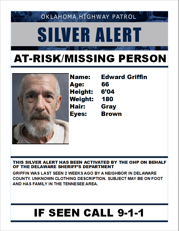 Man Missing From NE Okla., Silver Alert | Joplin News First ...