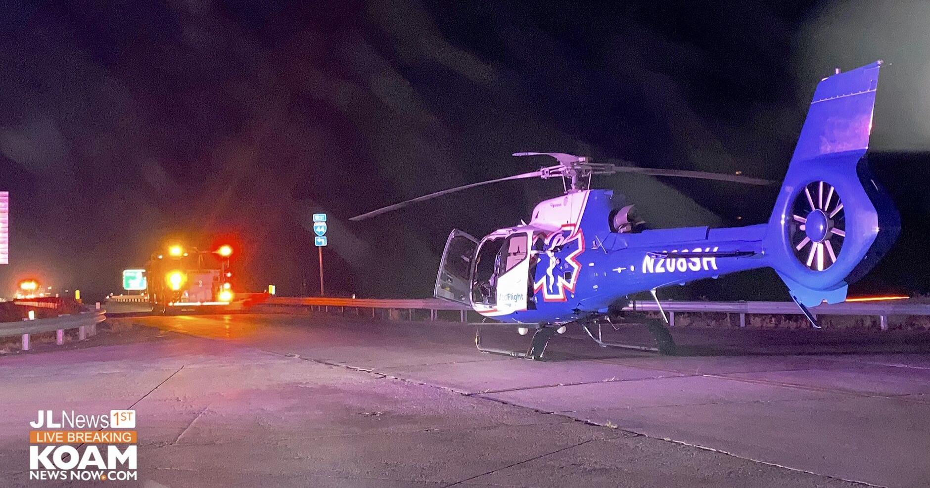 MedFlight lands on highway; Felony DWI crash, both vehicles overturned near Sarcoxie - Vimarsana News