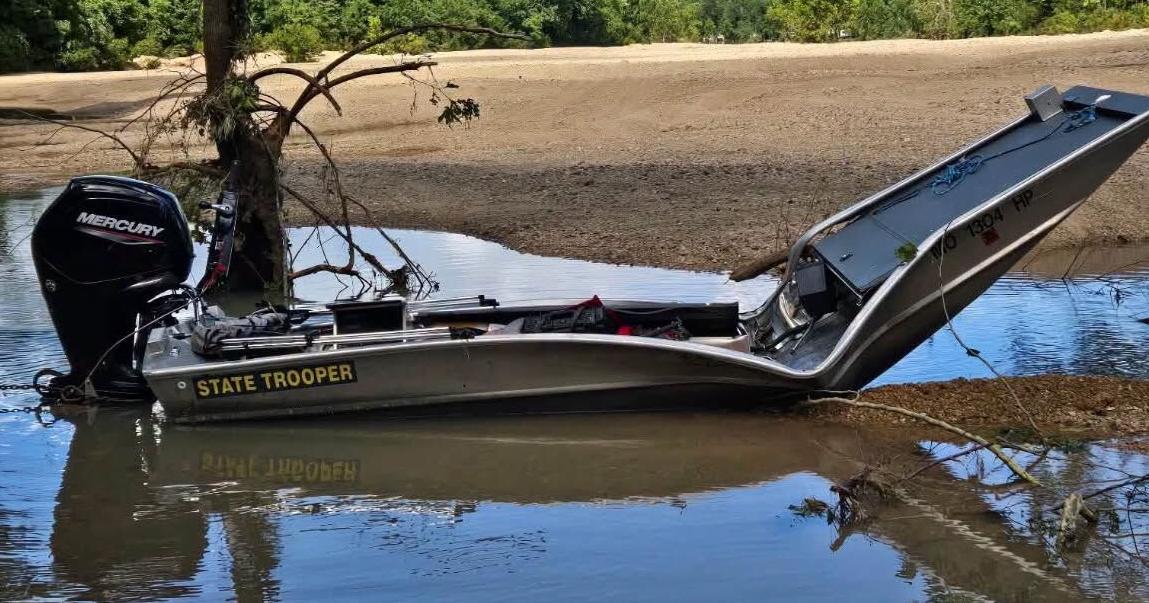 Missouri State Highway Patrol rescue boat discovered; MO-TF1 flood deployment demobilized