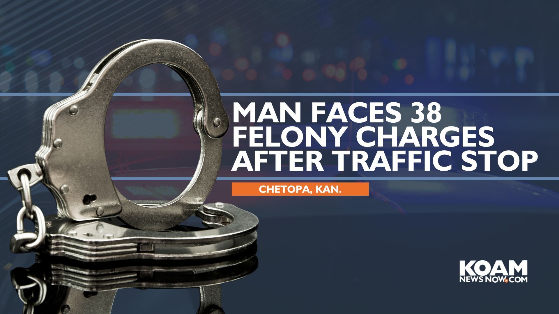 New York man faces 38 felony charges after traffic stop in