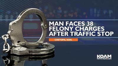 New York man faces 38 felony charges after traffic stop in Kansas ...
