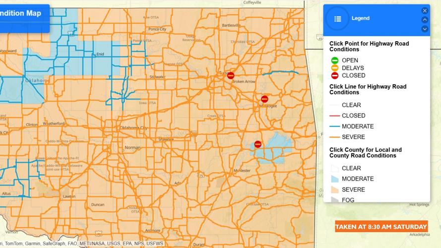 Most major roads in 4-States partially snow covered; Here's a breakdown ...