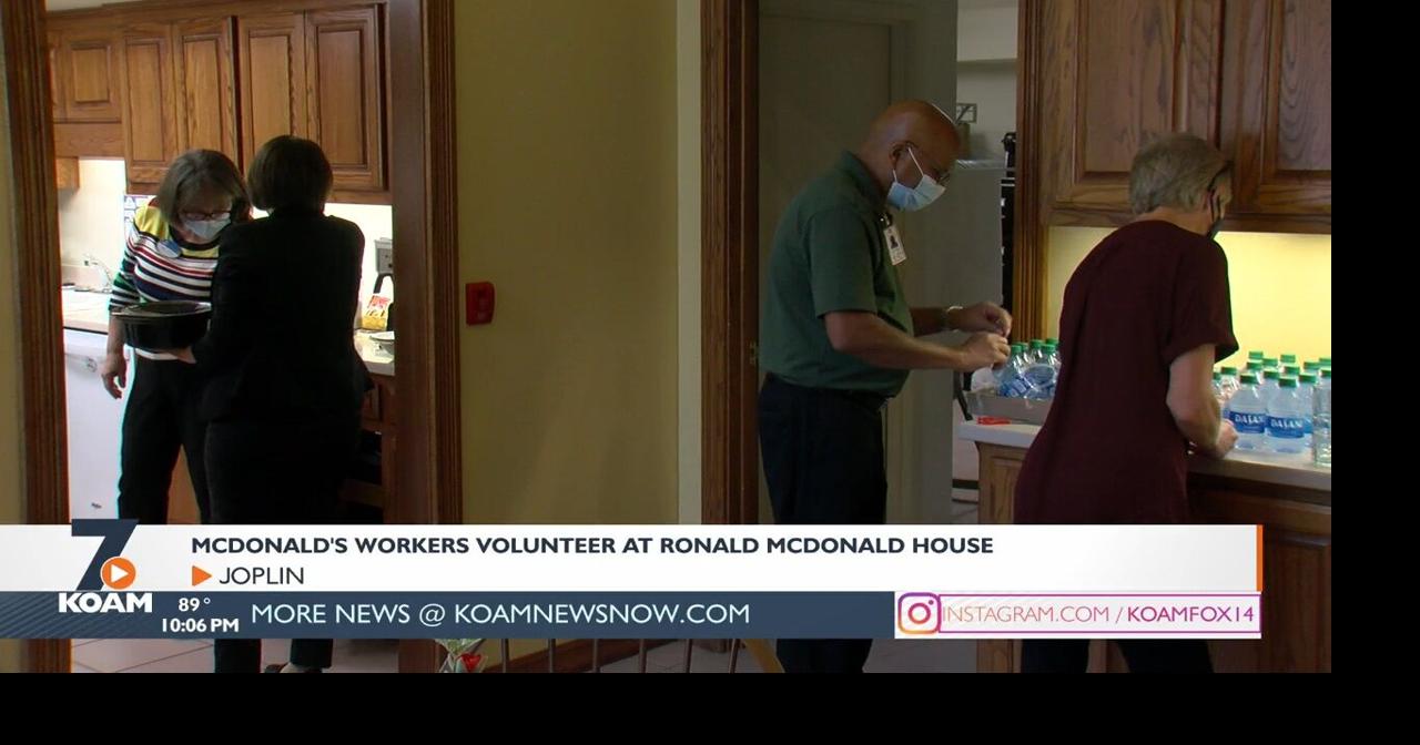 McDonalds employees build teamwork and volunteer at the Ronald McDonald ...