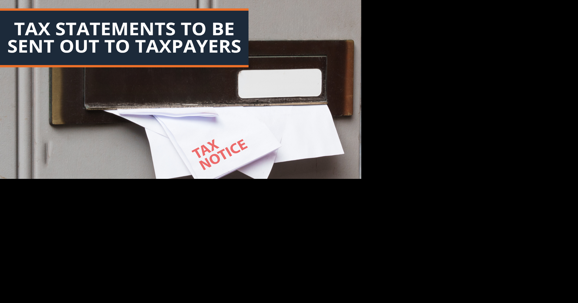 Taxpayers to expect property tax statement in the mail