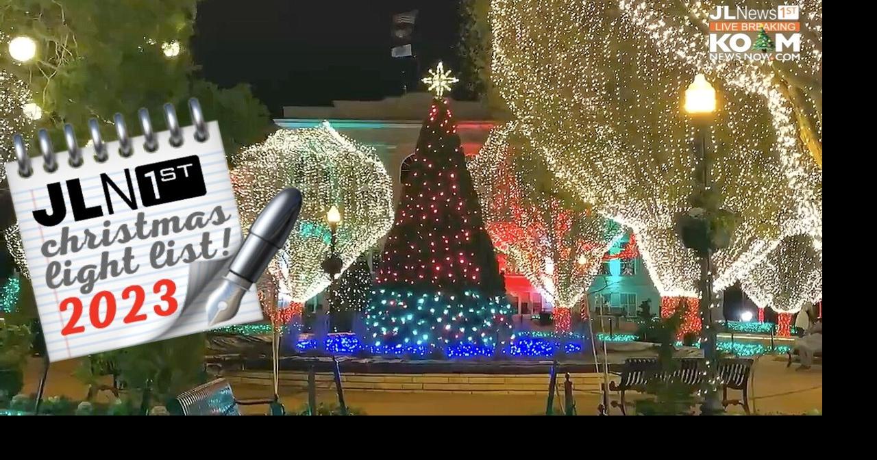Christmas Lights List 2023 Joplin News First