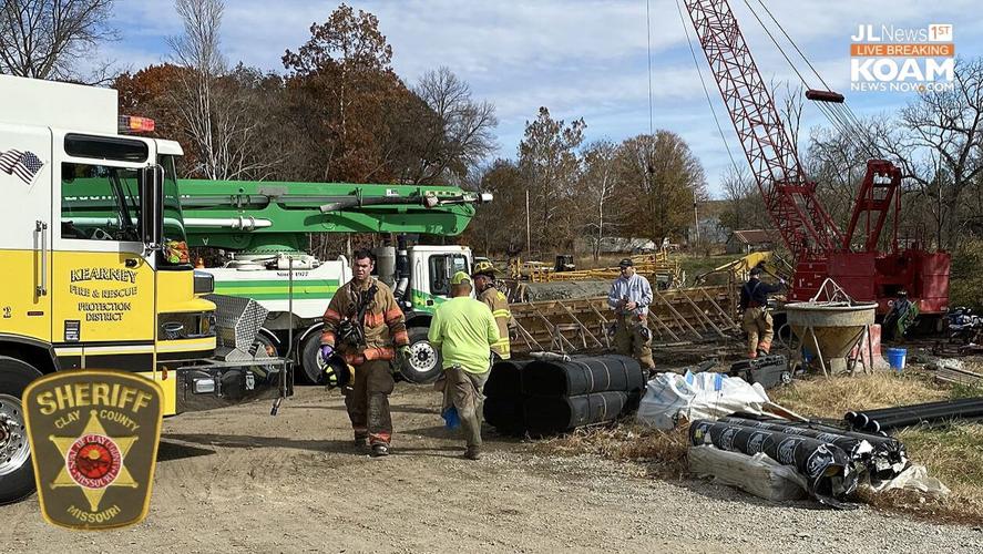 One dead as bridge under construction collapses in Clay County | Joplin ...