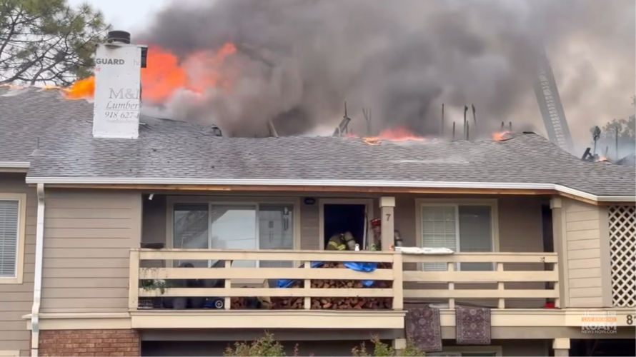 Massive apartment building fire in Tulsa | Local News | koamnewsnow.com