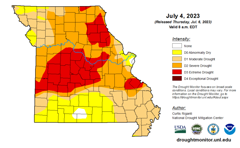 Drought conditions advance; Grass and wildfire chances elevated ...