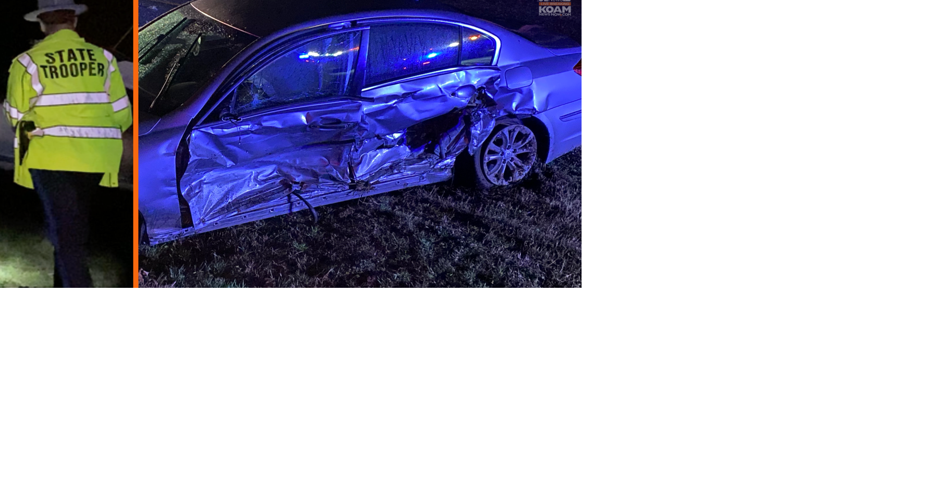 Car t-boned near Carl Junction during rain