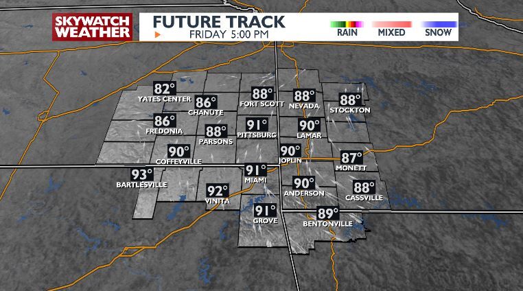 Temps remain 10-15° above normal as dry conditions continue -Chris ...