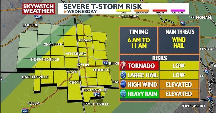 Tracking a severe threat for Wednesday morning. Alert Day | Top Stories ...