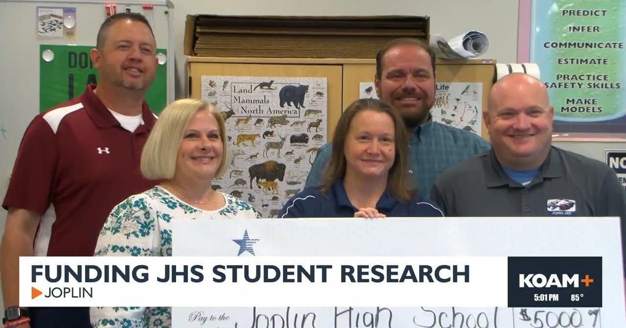 American water awards grant to Joplin high school's science research program | Education - Vimarsana News
