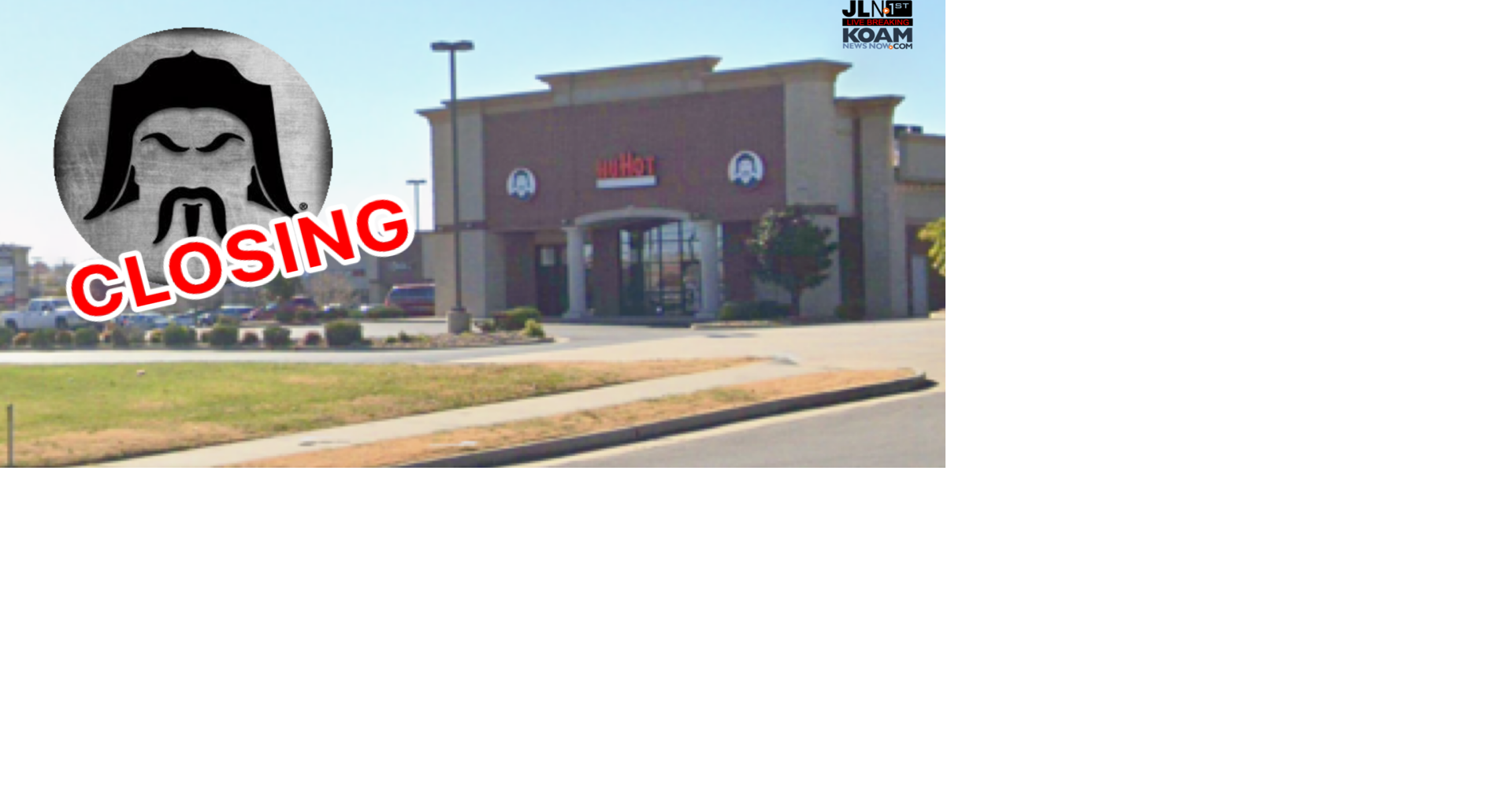 HuHot Mongolian Grill to close in Joplin