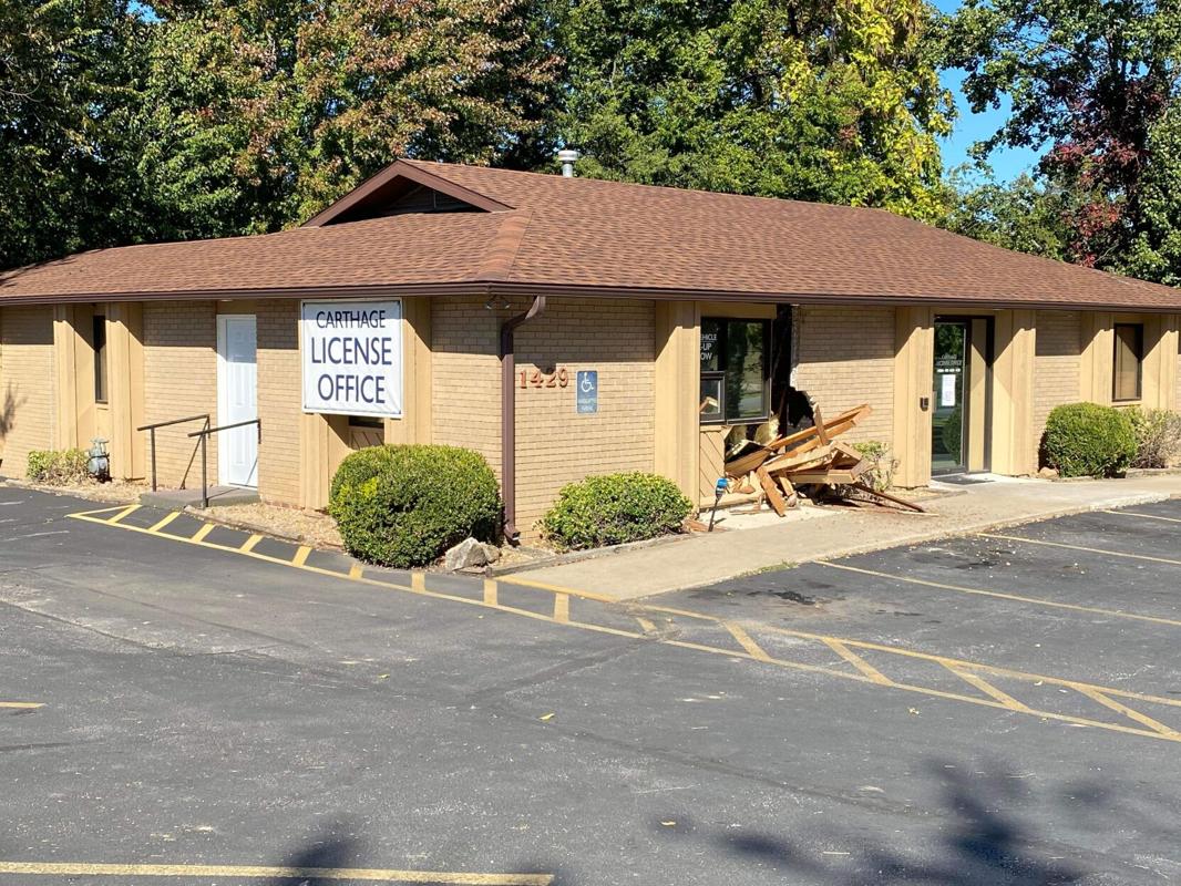 Carthage DMV closed after crash into lobby; 98yearold woman