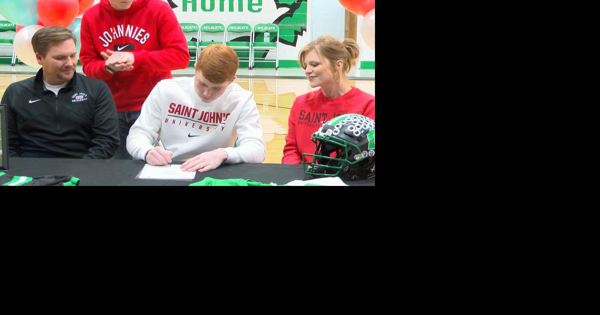 Quapaw's Deringer signs to St. John's University football High School