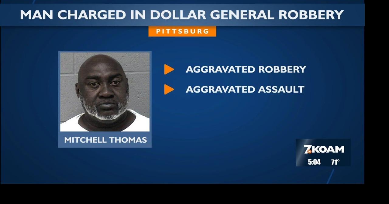 dollar general burglary pittsburgh tobacco Man charged with Dollar General robbery in Pittsburg