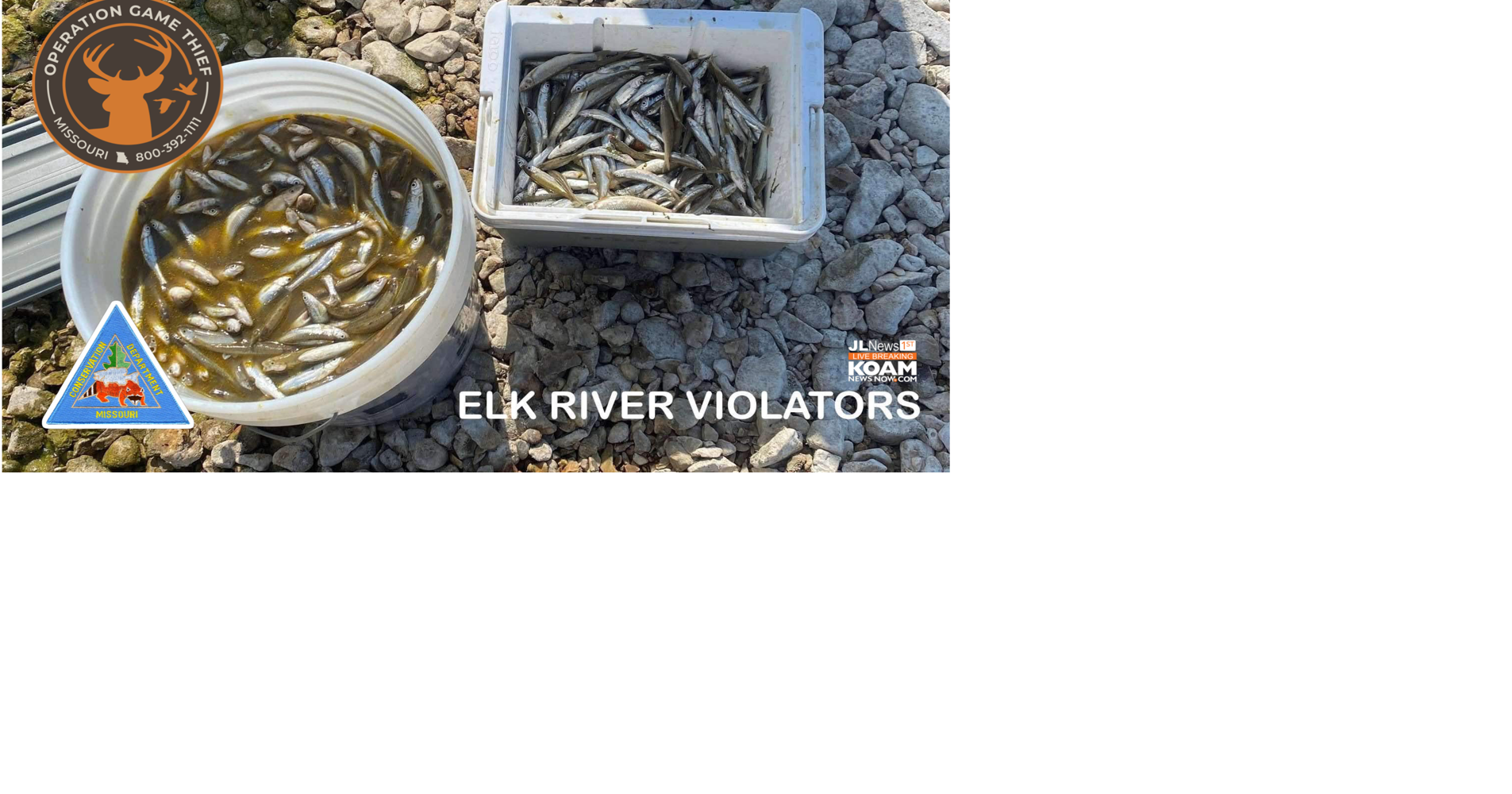 MDC investigations: Illegal fishing can threaten local fish populations ...
