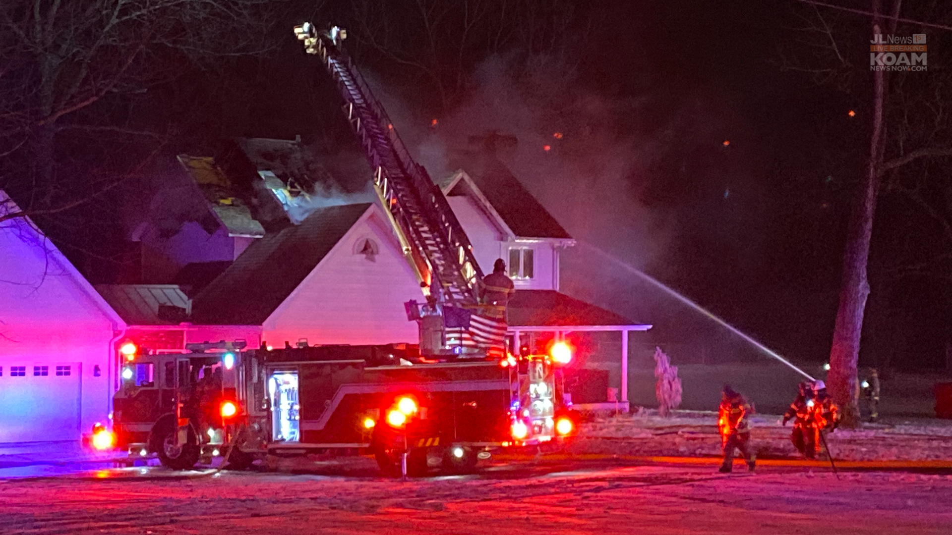 Crawford Co. Dist 1 battle house fire in extreme weather conditions ...