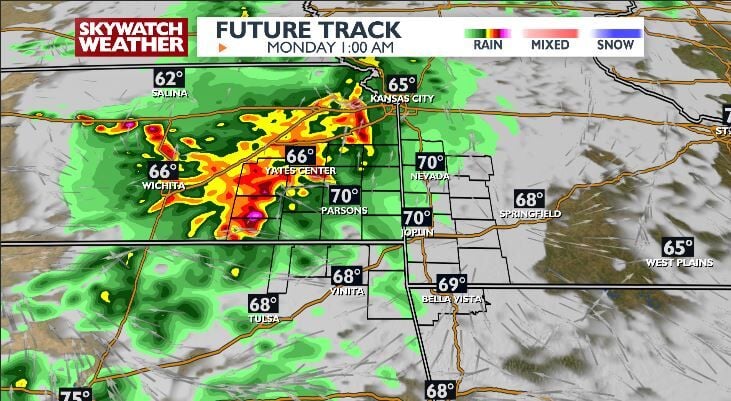 Rain Chances Increase Sunday Evening with Severe Weather Threat Looming ...