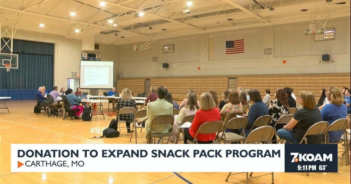 Carthage School District expands Snack Pack Program | Education ...