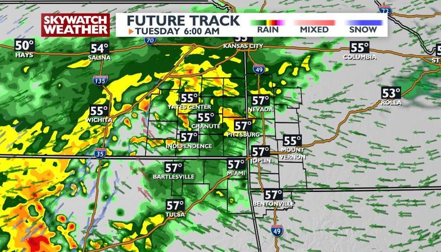 Rain sticks around for another mild Tuesday – Nick | Forecast ...