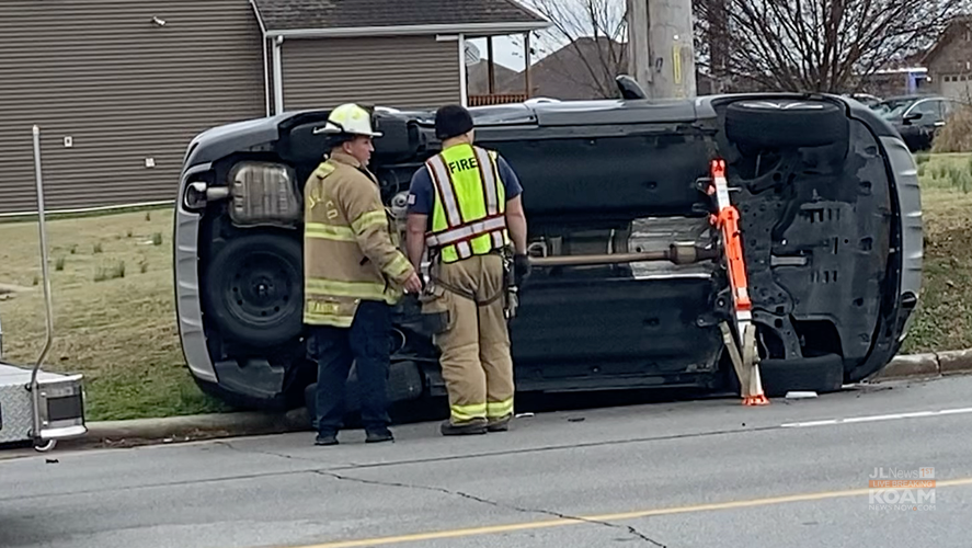 Rollover crash on Joplin’s West 26th | Joplin News First | koamnewsnow.com