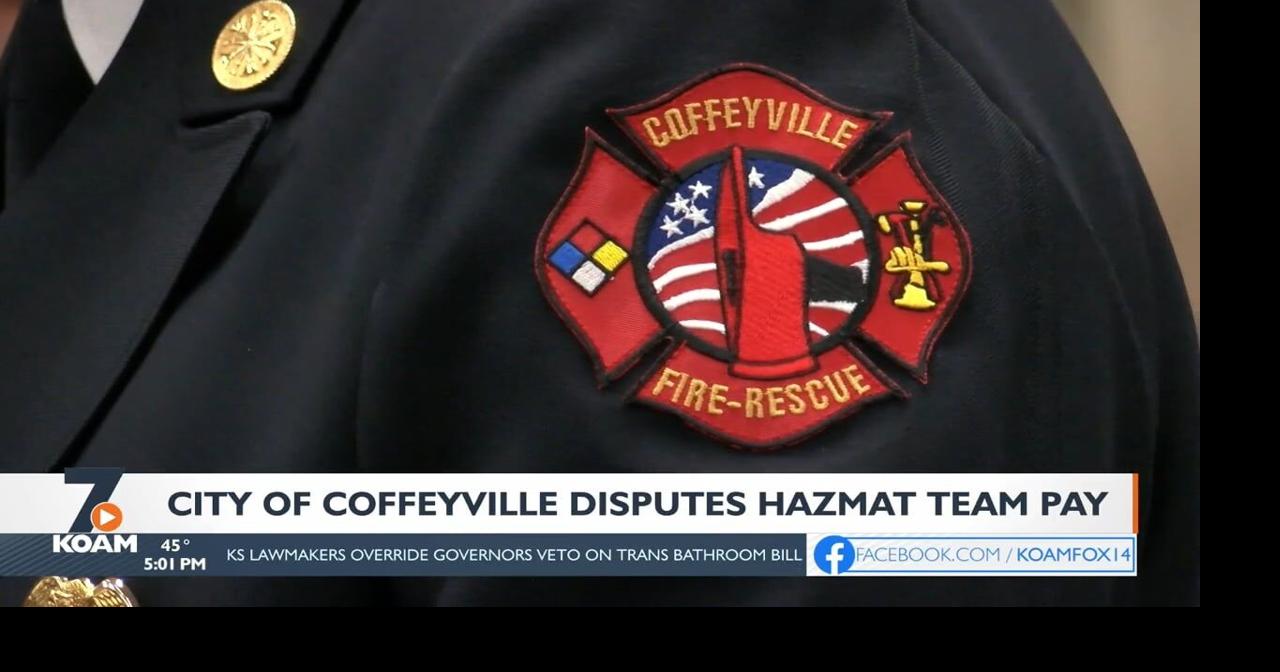 Coffeyville City and Fire Department settle hazmat team pay Kansas News