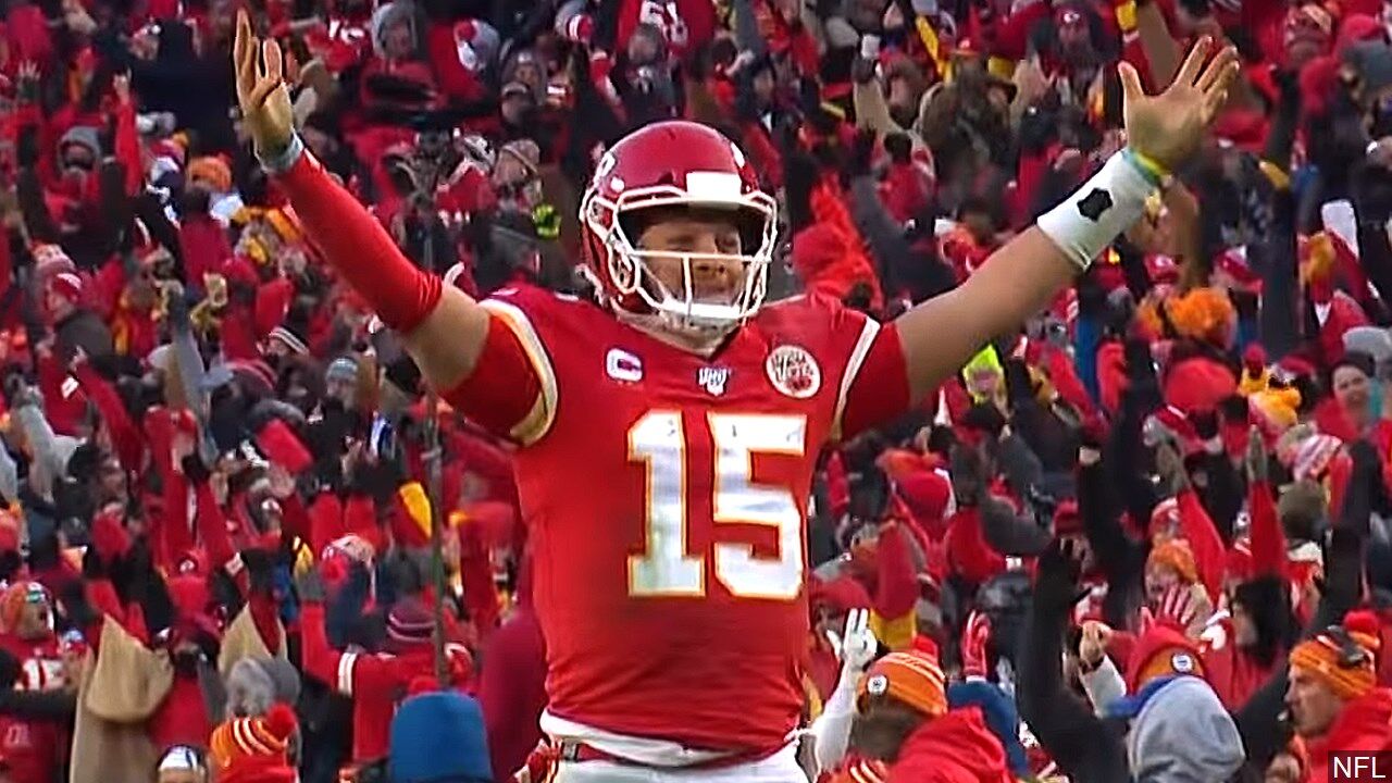 Mahomes' feet, arm lift Chiefs to Super Bowl over Titans