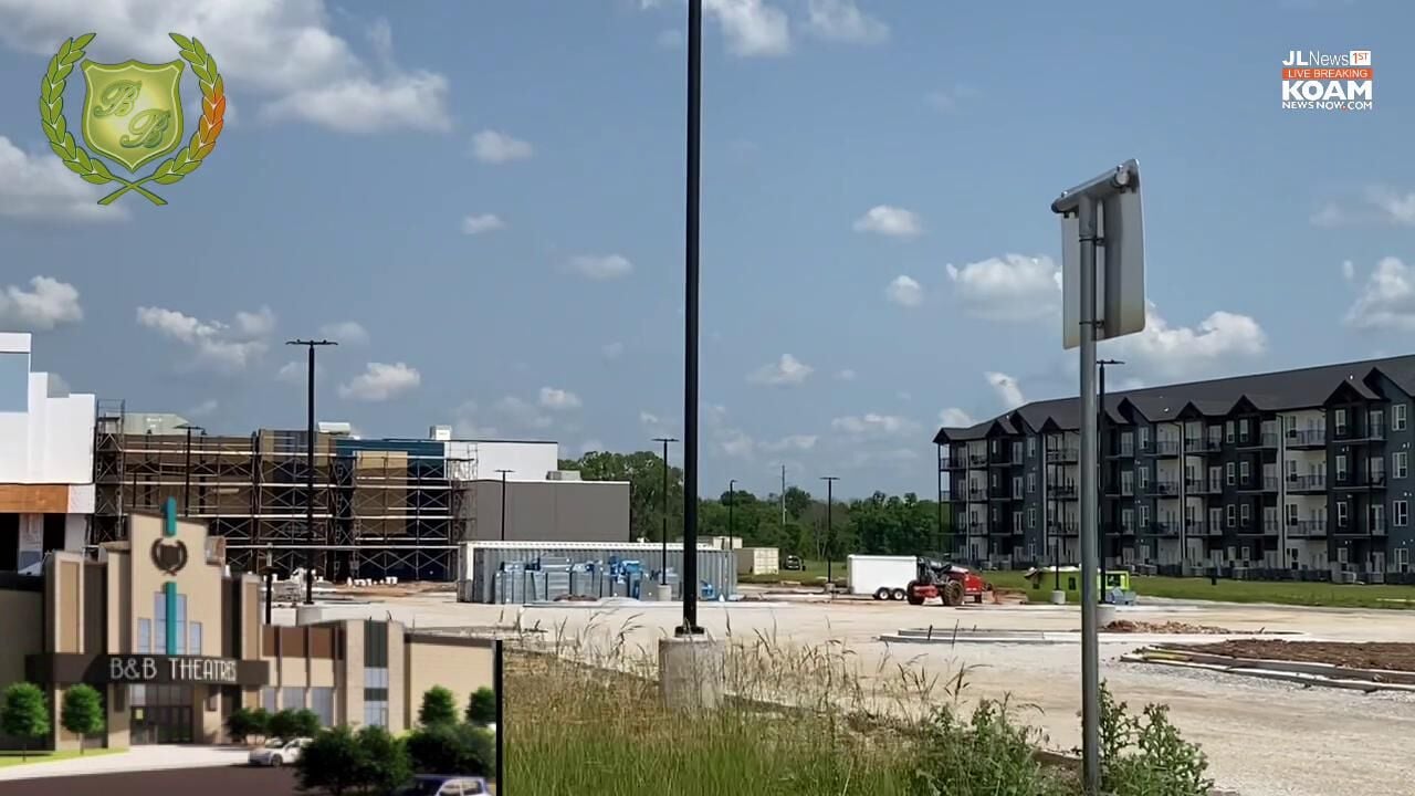 B&B Theatres 8-screen luxury theater construction continues in Joplin