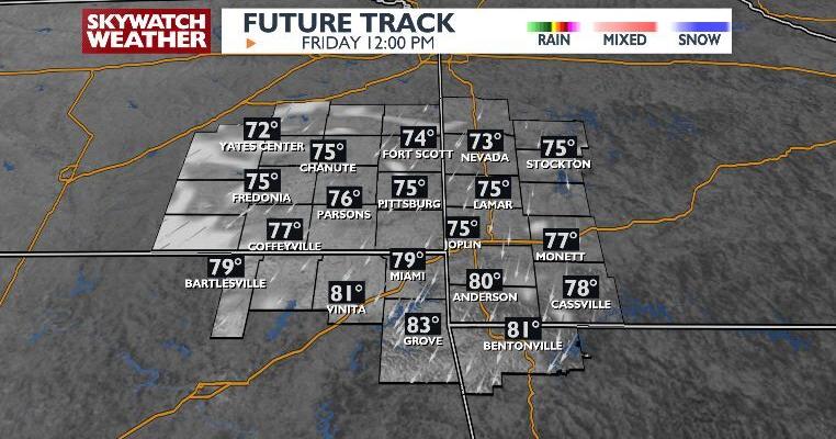 Clouds increasing, temperatures decreasing -Chris | Top Stories ...
