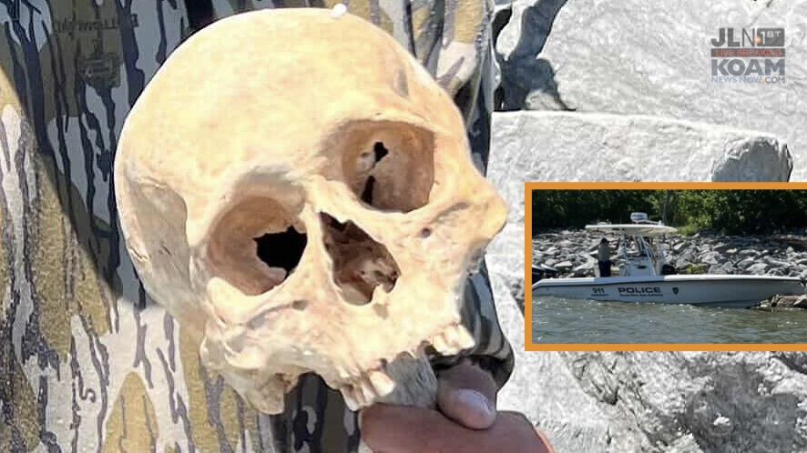 Skull found in Grand Lake by teens, GRDA says, human, but very old